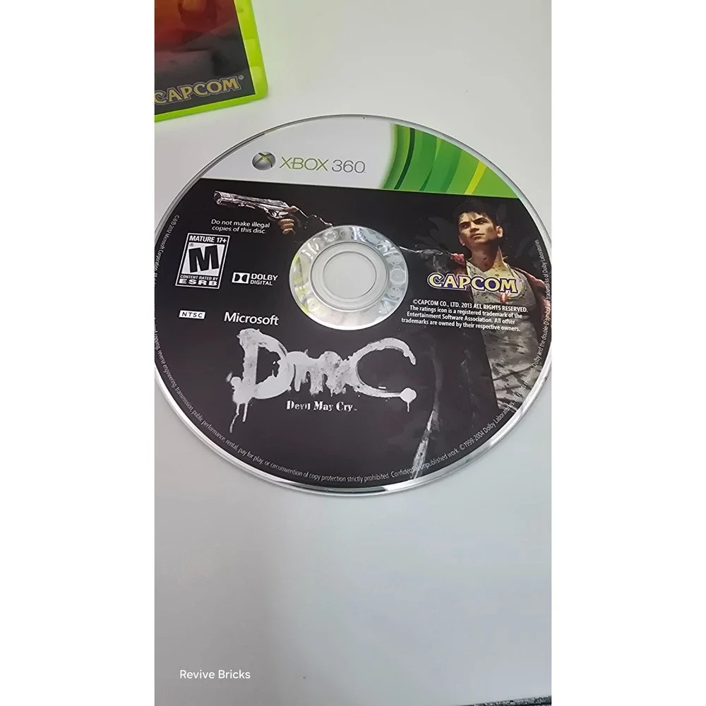 DmC: Devil May Cry (Microsoft Xbox 360, 2013) Game and Case Tested Working Great